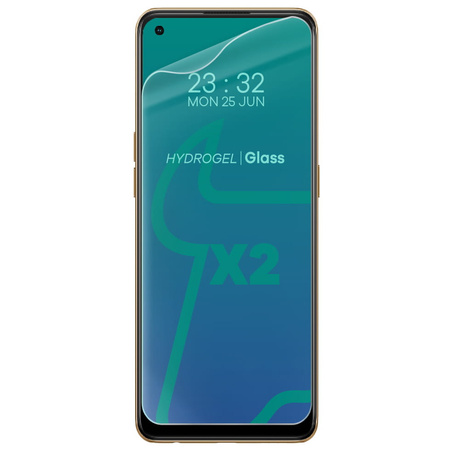 Folia hydrożelowa na ekran Bizon Glass Hydrogel do Oppo Reno 8T 4G, 2 sztuki