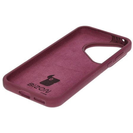 Silikonowe etui Bizon Soft Case do Huawei Pura 70, ciemnofioletowe