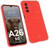 Pancerne etui Bizon Case Tur do Galaxy A26 5G, czerwone