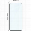 Szkło hartowane Bizon Glass Edge 2 do Honor 400, czarna ramka