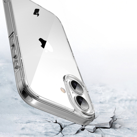 Etui Bizon Case Halo do iPhone 16 Plus, przezroczyste