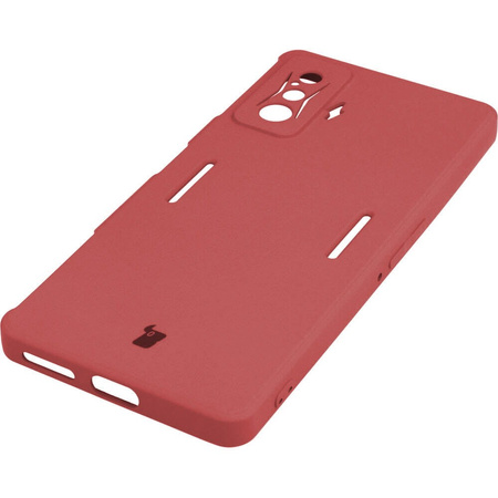 Etui Bizon Case Silicone do Xiaomi Poco F4 GT, ciemny róż