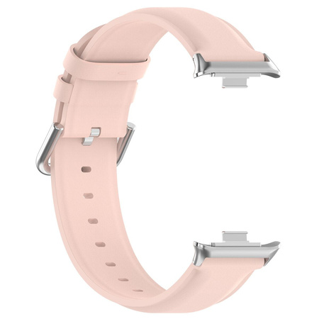 Pasek Bizon Strap Watch Casual do Xiaomi Redmi Watch 5/4 / Smart Band 9/8 Pro, jasnoróżowy