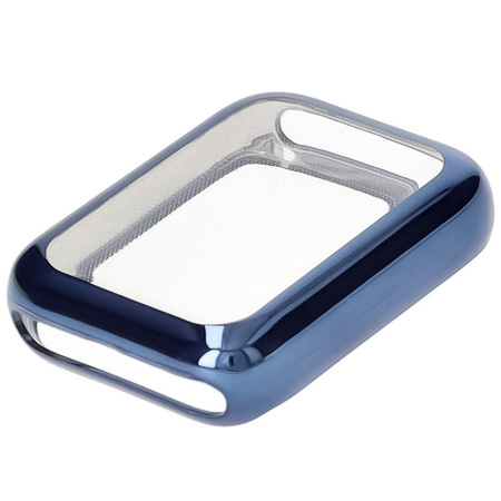 Etui z osłoną ekranu Bizon Case Watch Felipe do Xiaomi Mi Smart Band 9 Pro, niebieskie