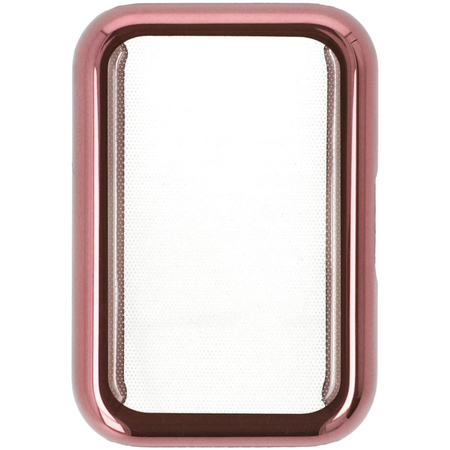 Etui Bizon Case Watch Felipe do Galaxy Fit 3, różowe