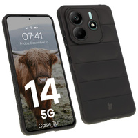 Pancerne etui Bizon Case Tur do Xiaomi Redmi Note 14 5G, czarne