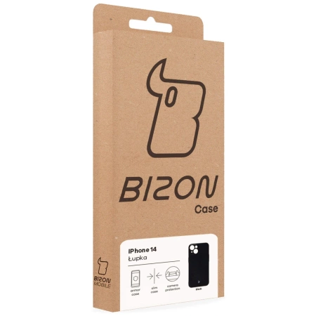 Etui Bizon Case Łupka do iPhone 14, czarne