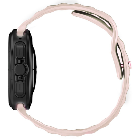 Silikonowy pasek Bizon Strap Watch Silicone do Galaxy Watch Ultra 47 mm, różowy