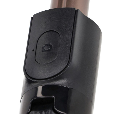 Kijek do selfie / tripod z lampą i pilotem Bizon Accessories Selfie Lamp, czarny