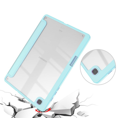 Etui Bizon Case Tab Clear Matt do Galaxy Tab S6 Lite 2024/2022/2020, błękitne
