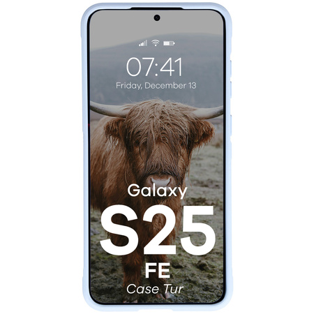 Pancerne etui Bizon Case Tur do Galaxy S25 FE, jasnoniebieskie