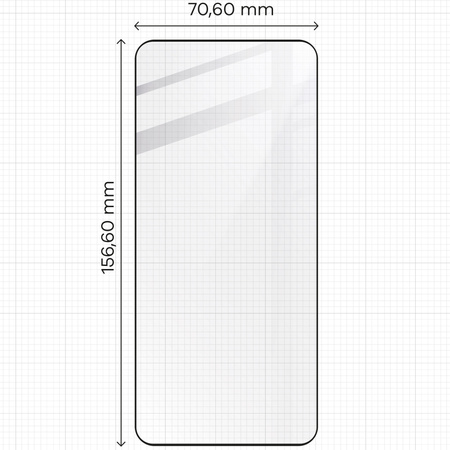 Szkło hartowane Bizon Glass Edge 2 do Xiaomi Poco F6, czarne