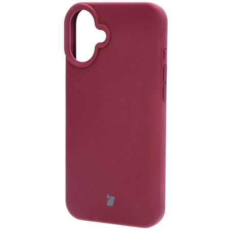Silikonowe etui Bizon Soft Case do iPhone 16 Plus, ciemnofioletowe