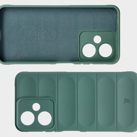 Pancerne etui Bizon Case Tur do Xiaomi Redmi 13C 5G, ciemnozielone