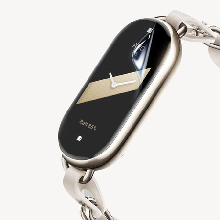 Folia hydrożelowa na ekran Bizon Glass Watch Hydrogel Duo do Mi Smart Band 8, 2 sztuki