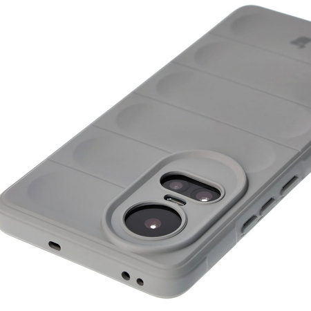 Pancerne etui Bizon Case Tur do Oppo Reno10 5G, jasnoszare