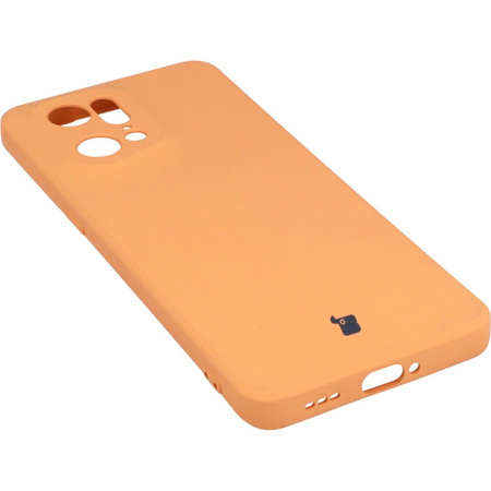 Etui Bizon Case Silicone do Oppo Find X5 Pro, pomarańczowe