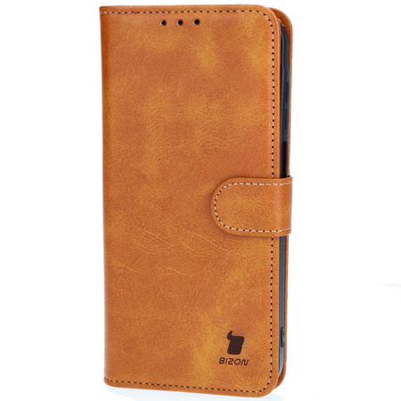 Etui z klapką Bizon Case Pocket do Galaxy A05s, brązowe