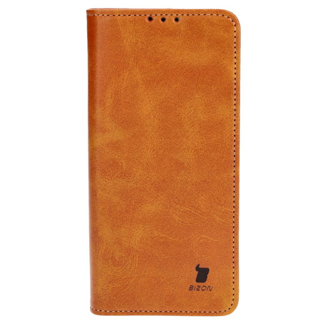 Etui z klapką Bizon Case Pocket Pro do Motorola Moto G84 5G, brązowe