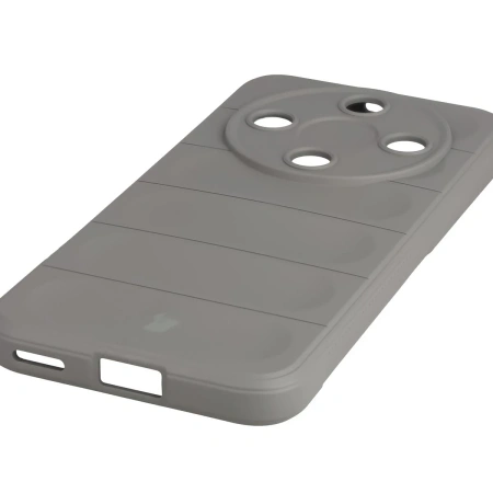 Pancerne etui Bizon Case Tur do Honor Magic8 Lite, jasnoszare