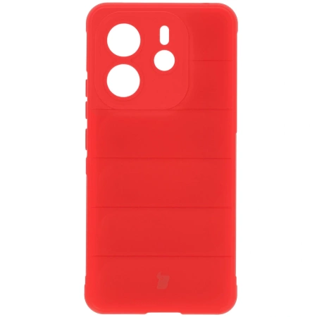 Pancerne etui Bizon Case Tur do Xiaomi Redmi Note 14 4G, czerwone