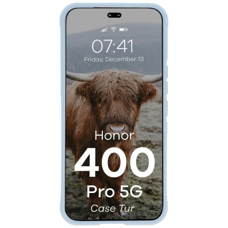 Pancerne etui Bizon Case Tur do Honor 400 Pro, jasnoniebieskie