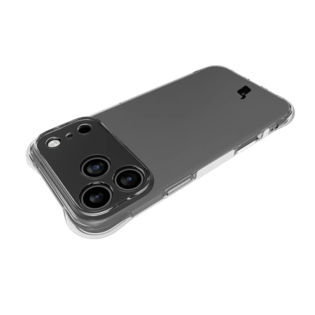 Elastyczne etui Bizon Case Salpa do iPhone 17 Pro Max, przezroczyste
