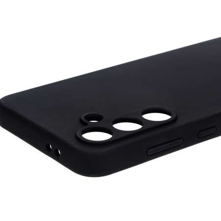 Silikonowe etui Bizon Soft Case do Galaxy S24 FE, czarne
