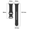 Pasek Bizon Strap Watch Silicone S do Apple Watch 38/40/41/42 mm, czarny