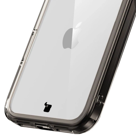 Etui Bizon Case Halo do iPhone 17 Pro Max, przydymione-czarne