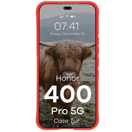 Pancerne etui Bizon Case Tur do Honor 400 Pro, czerwone