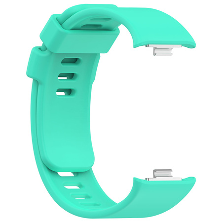 Pasek Bizon Strap Watch Silicone B do Redmi Watch 4 / Xiaomi Smart Band 9 Pro / 8 Pro, ciemno-miętowy