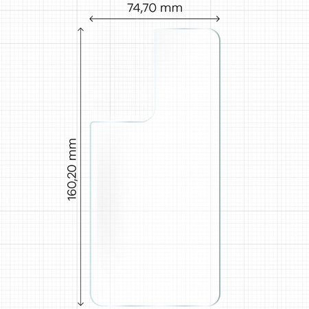 Folia hydrożelowa na tył Bizon Glass Hydrogel, Galaxy S21 Ultra, 2 sztuki