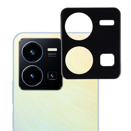 Szkło na aparat Bizon Glass Silk Lens dla Vivo Y22s / Y35, 2 sztuki