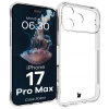 Elastyczne etui Bizon Case Salpa do iPhone 17 Pro Max, przezroczyste