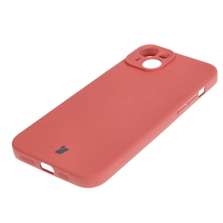 Etui Bizon Case Silicone do Apple iPhone 15 Plus, brudny róż