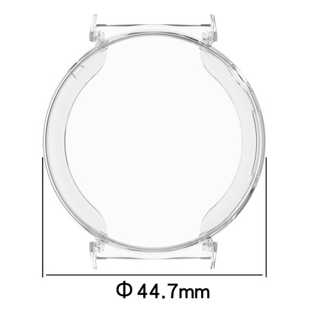 Etui Bizon Case Watch Felipe do Huawei Watch GT 5 Pro 42 mm, przeźroczyste