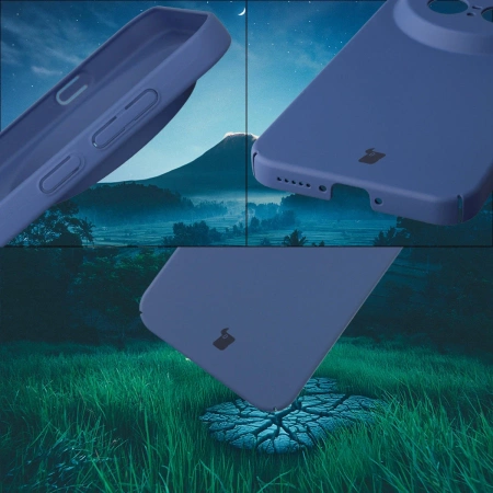 Etui Bizon Case Łupka do Vivo X300 Pro, niebieskie