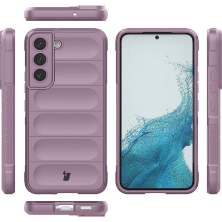 Pancerne etui Bizon Case Tur do Galaxy S22 Plus, jasnofioletowe