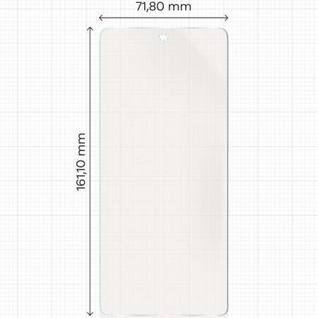 Folia matowa Bizon Glass Film Sun Duo do Motorola Moto G75 5G, 2 sztuki
