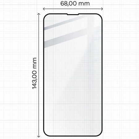 2x Szkło + szybka na aparat Bizon Edge Pack do iPhone 13