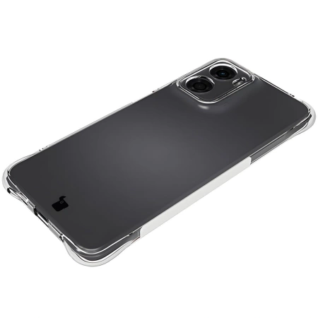 Elastyczne etui + 2x szkło hartowane Bizon Case Clear Pack do Motorola Moto E15