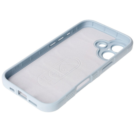 Pancerne etui Bizon Case Tur do iPhone 16, jasnoniebieskie