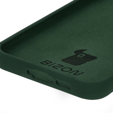 Etui silikonowe Bizon Soft Case do Galaxy A55 5G, ciemnozielone