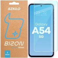 Szkło hartowane Bizon Glass Clear Duo do Galaxy A54 5G, 2 sztuki