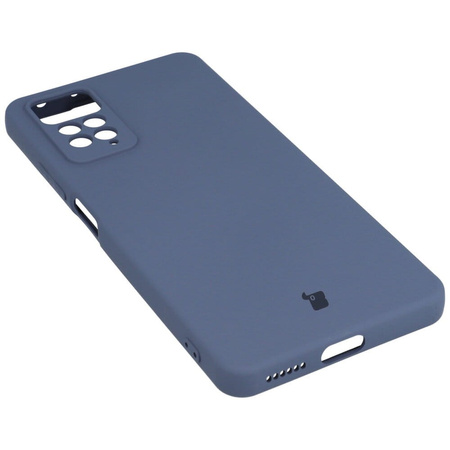 Etui Bizon Case Silicone do Xiaomi Redmi Note 11 Pro/Pro 5G, szare