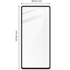 Szkło hartowane Bizon Glass Edge 2 do Pixel 7A, czarne