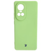 Etui Bizon Case Silicone Sq do Oppo Reno 10 Pro 5G, jasnozielone