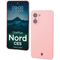 Etui Bizon Case Łupka do OnePlus Nord CE5 5G, różowe