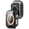Etui ze szkłem do zegarka Bizon Case Watch Adamo do Apple Watch 11 / 10 (46mm), czarne